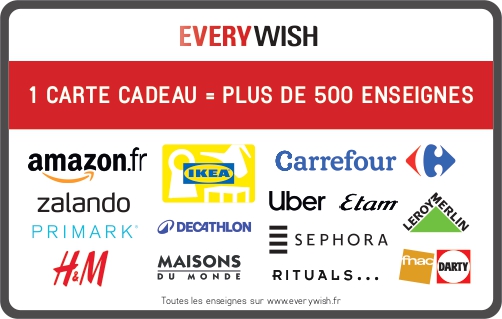 Carte Cadeau Everywish